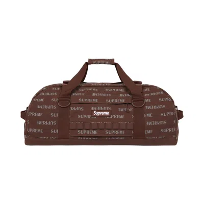 Pre-owned Supreme Large Duffle Bag 'brown' | Men's Size Onesize
