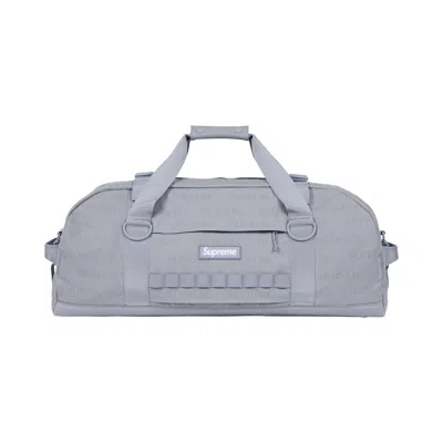Pre-owned Supreme Large Duffle Bag 'light Blue' | Men's Size Onesize