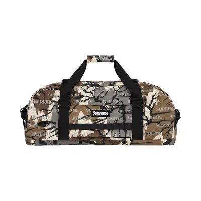 Pre-owned Supreme Large Duffle Bag 'predator Camo' | Green | Men's Size Onesize
