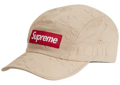 Pre-owned Supreme Lasered Twill Camp Cap In Tan