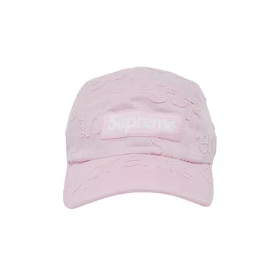 Pre-owned Supreme Lasered Twill Camp Cap 'pink'