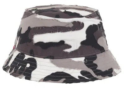 Pre-owned Supreme Layered Camo Crusher Hat In Snow Camo In Multi