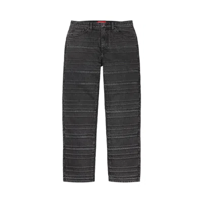 Pre-owned Supreme Layered Jean 'black' | Men's Size 36