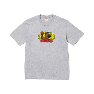Pre-owned Supreme Leash Tee 'heather Grey' | Men's Size Xxl In Gray