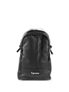 Supreme Leather Backpack In Black