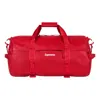 Supreme Leather Duffle Bag 'red'
