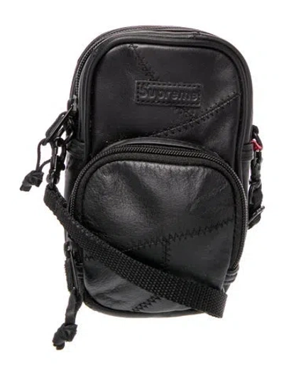 Pre-owned Supreme Leather Patchwork In Black