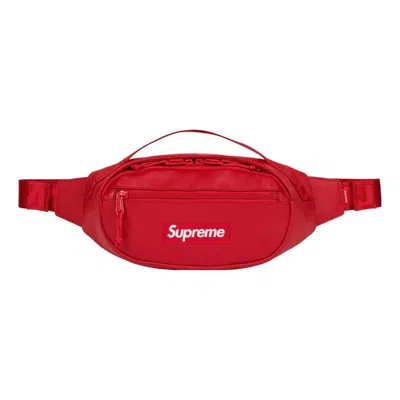Supreme Leather Shoulder Bag 'red'