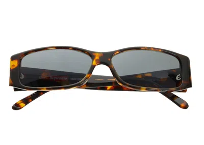 Pre-owned Supreme Levy Sunglasses In Tortoise