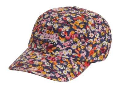 Pre-owned Supreme Liberty Floral 6panel In Navy Blue
