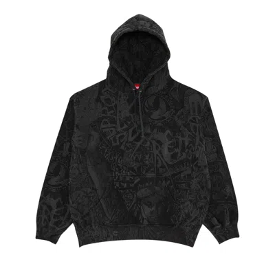Pre-owned Supreme Liberty Hooded Sweatshirt 'washed Black'