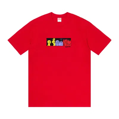Pre-owned Supreme Life T-shirt 'red'