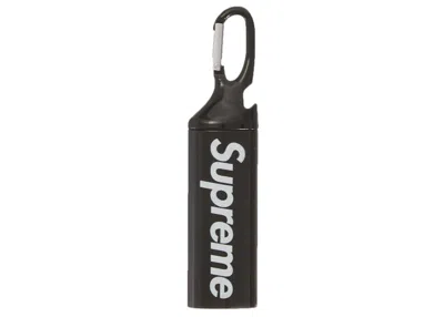 Pre-owned Supreme Lighter Case Carabiner In Black