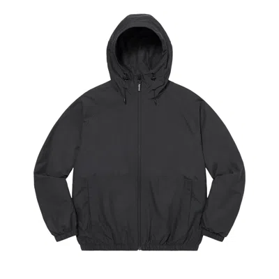 Pre-owned Supreme Lightweight Nylon Hooded Jacket 'black' | Men's Size M