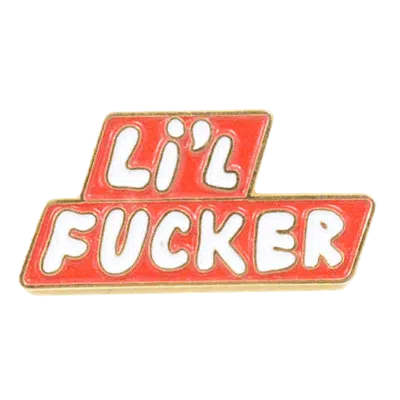 Pre-owned Supreme Li'l Fucker Pin In Gold
