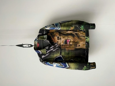 Pre-owned Supreme Lions Den Jacket In Graffiti