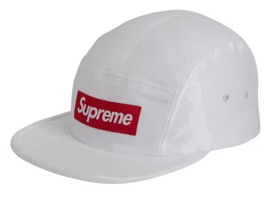 Pre-owned Supreme Liquid Silk Camp Cap In White