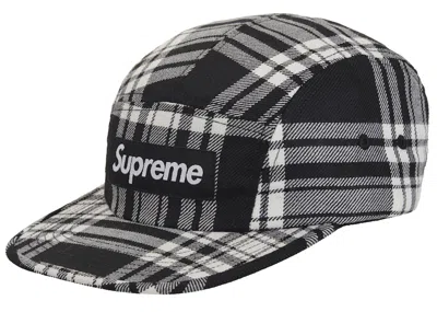 Pre-owned Supreme Lochcarron Camp Cap (fw25) In Black