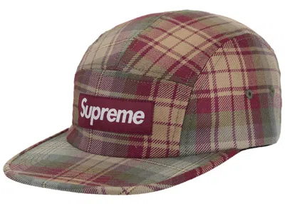 Pre-owned Supreme Lochcarron Camp Cap (fw25) In Green