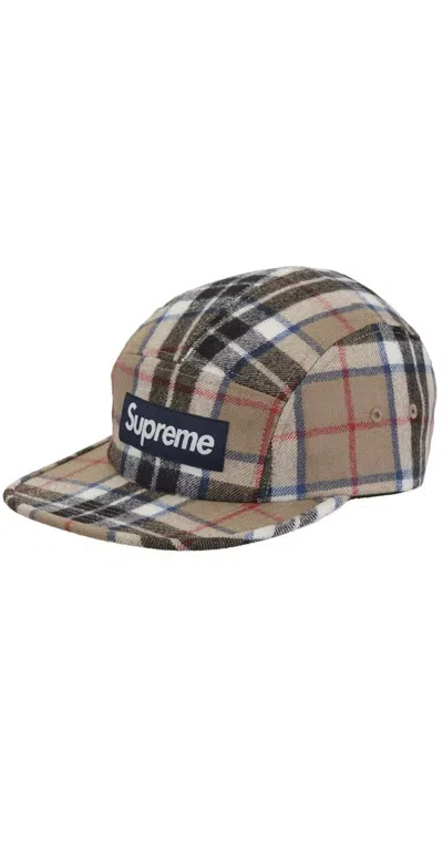 Pre-owned Supreme Lochcarron Camp Cap In Multi