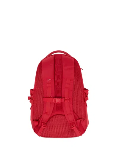 Supreme Logo Backpack In Red