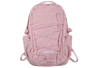 Pre-owned Supreme Logo Backpack (ss25) In Light Pink