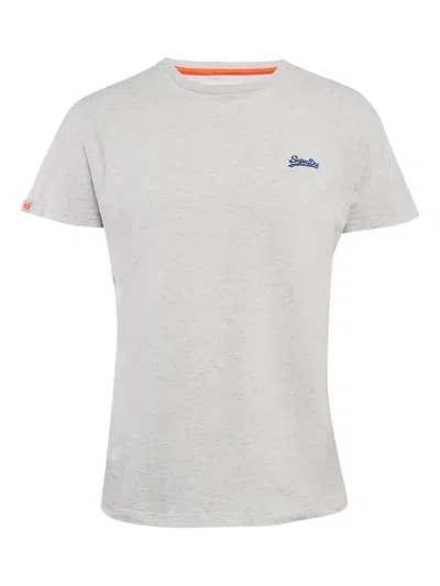 Pre-owned Supreme Logo-label T-shirt In Gray