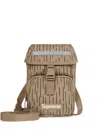 Supreme Logo-patch Camera Bag In Neutrals