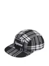 Supreme Logo-patch Cap In Black