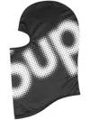 Supreme Logo-print Balaclava In Black