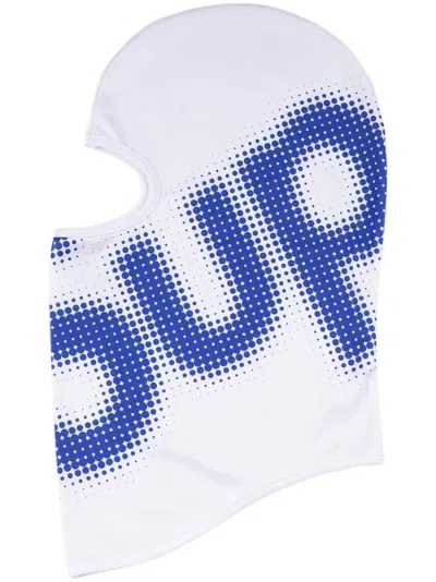 Supreme Logo-print Balaclava In White