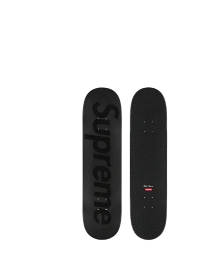 Supreme Logo-print Skateboard In Black