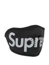Supreme Logo-print Windstopper Face Mask In Black