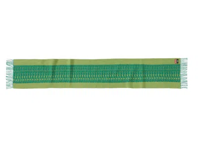 Pre-owned Supreme Logo Repeat Scarf In Green