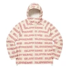 Supreme Logo Ripstop Hooded Track Jacket 'white Pink' In Neutral