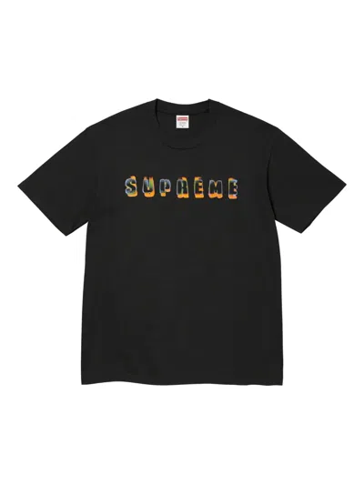 Supreme Logo T-shirt In Black