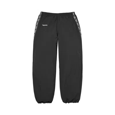 Pre-owned Supreme Logo Taping Track Pant 'black' | Men's Size S