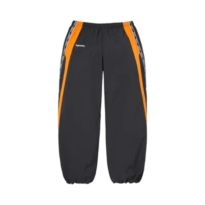 Pre-owned Supreme Logo Taping Track Pant 'orange' | Men's Size Xl