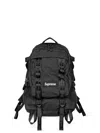 Supreme Logo-detail Backpack In Black