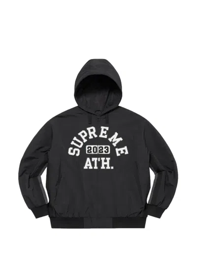 Supreme Logo-detail Track Jacket In Black