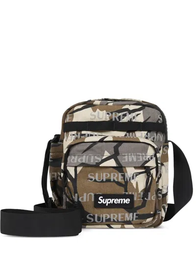 Supreme Logo-pattern Shoulder Bag In Multi