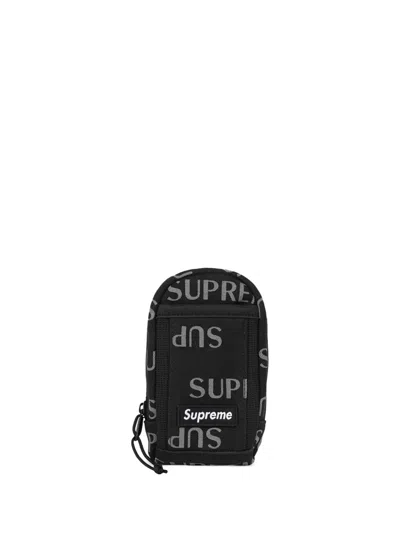 Supreme Logo-print Neck Pouch In Black