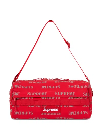 Supreme Logo-print Utility Bag In Red