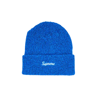 Pre-owned Supreme Loose Gauge Beanie 'blue'