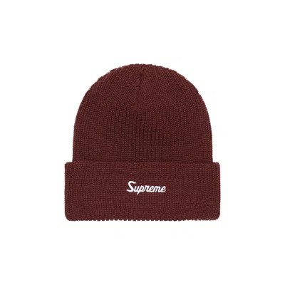 Pre-owned Supreme Loose Gauge Beanie 'brown' | Men's Size Onesize