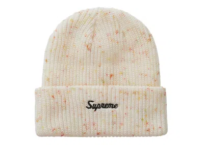 Pre-owned Supreme Loose Gauge Beanie (fw22) In Natural