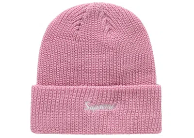 Pre-owned Supreme Loose Gauge Beanie (fw24) In Pink