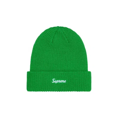 Pre-owned Supreme Loose Gauge Beanie 'green' | Men's Size Onesize