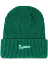 Supreme Loose Gauge Beanie In Grün