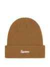 Supreme Loose Gauge Beanie Hat In Brown